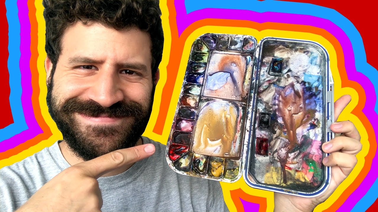 Dirty Watercolor Palette? Here's Why It's AWESOME!