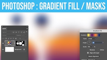 Gradient Fill Layers And Masks In Photoshop | How To Tutorials | Graphicxtras