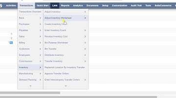 Inventory Adjustment in NetSuite | NetSuite Solution Provider