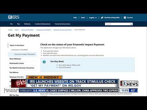 New IRS website helps you track stimulus check