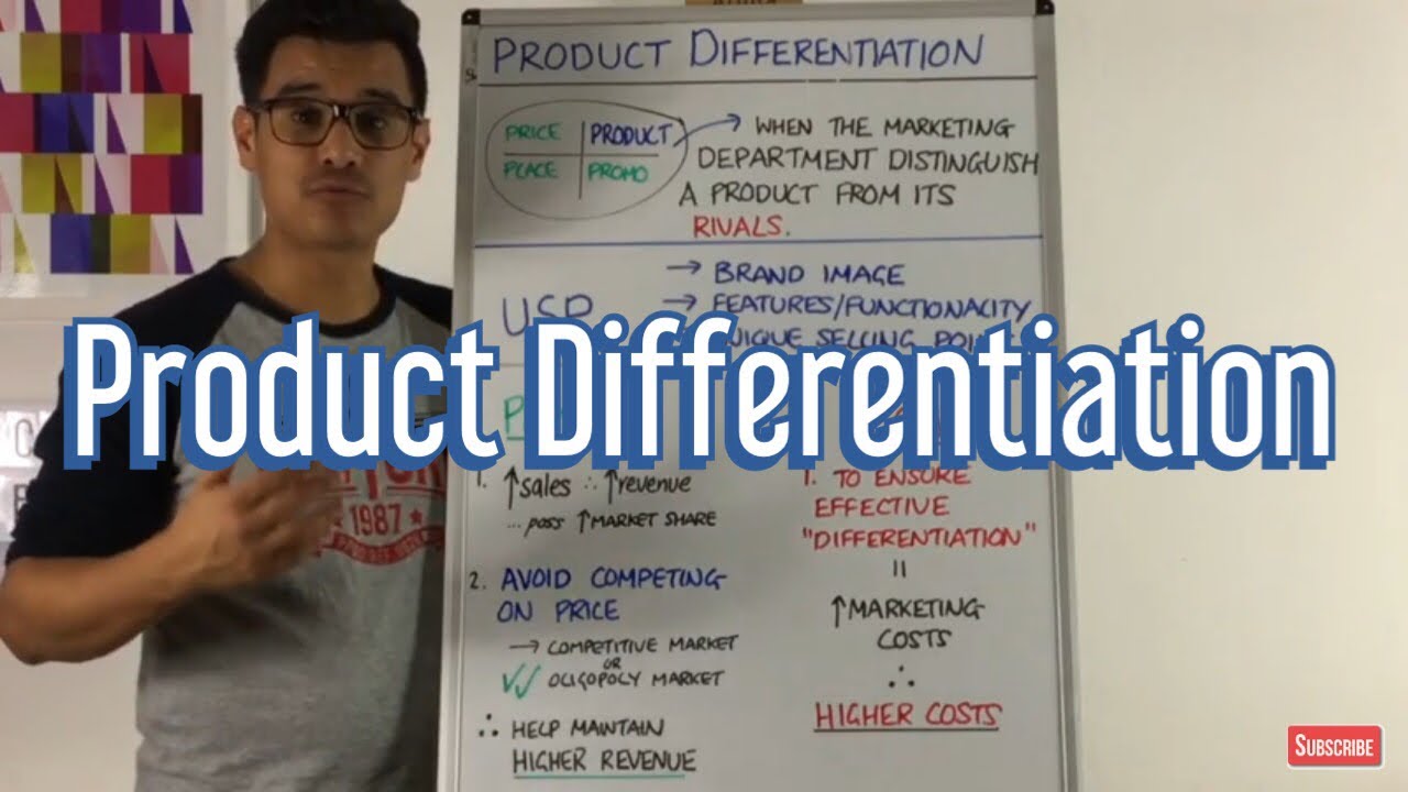 product differentiation คือ  2022  Product Differentiation (PRODUCT)