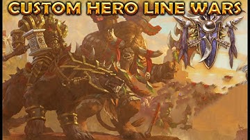 Warcraft 3 | Custom Hero Line Wars 1.61d | TANK BUILD