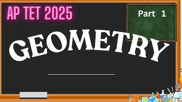 GEOMETRY PART 1 | #aptet #aptet2025