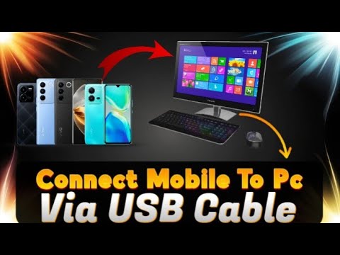 How to Connect Mobile to PC via USB Cable  How To Download  Install Moborobo