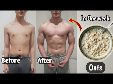 Oats weight gain//How to cook oats// Oats for bodybuilding// Simplest