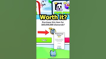 Pickaxe HUGE Hunter, Should you buy this Enchantment in PETS GO? #petsgo #shorts #roblox #gaming