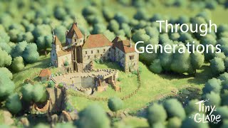 TINY GLADE: Through Generations (Nesiller Boyu) | Full Build | Relaxing ASMR