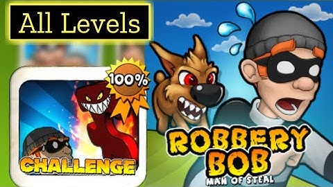 Robbery Bob (Challenge - All Levels) | Perfect Gameplay No Commentary