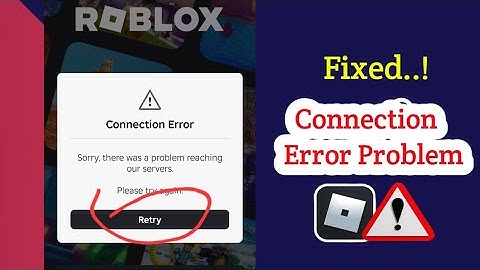 How To Fix Roblox Connection Error Mobile | Roblox Connection Error 2025 Mobile