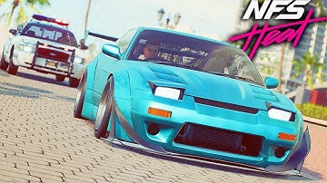 CRAZY Police Pursuit During Street Race! Insane Crashes! - Need for Speed Heat