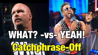 WHAT? -vs- YEAH! Catchphrase-Off | LA Knight and Stone Cold Steve Austin WWE Compilation