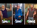 Старость (Пожилые персонажи) в The Sims / Сравнение 3 частей