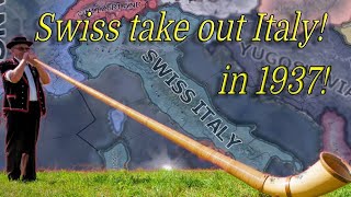 HOI4: the Best Swiss Opening Strat: Italian Puppet in 1937 - easy!