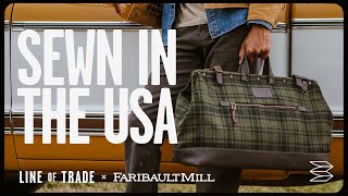 Wool Weekender Duffel from Line of Trade x Faribault Mill | Sewn in the USA, Made Like They Used To