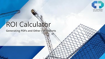 ROI Mini Series - Generating PDFs and Other File Exports