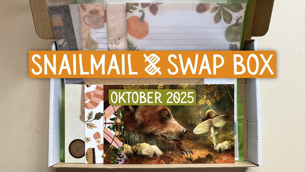 Snailmail & Swap box oktober 2025: herfst 🧡