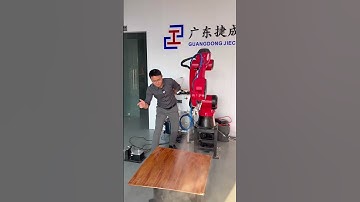 Program-free spraying robot.#industrial #welding #robot #spraying #stamping #machine