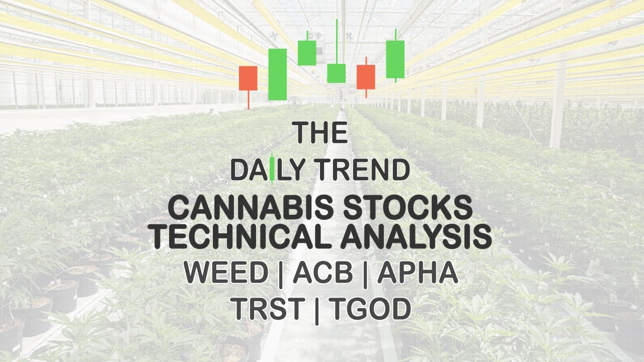 Marijuana Stocks Technical Analysis | WEED:ACB:APHA:TRST:TGOD | Nov 16, 2018