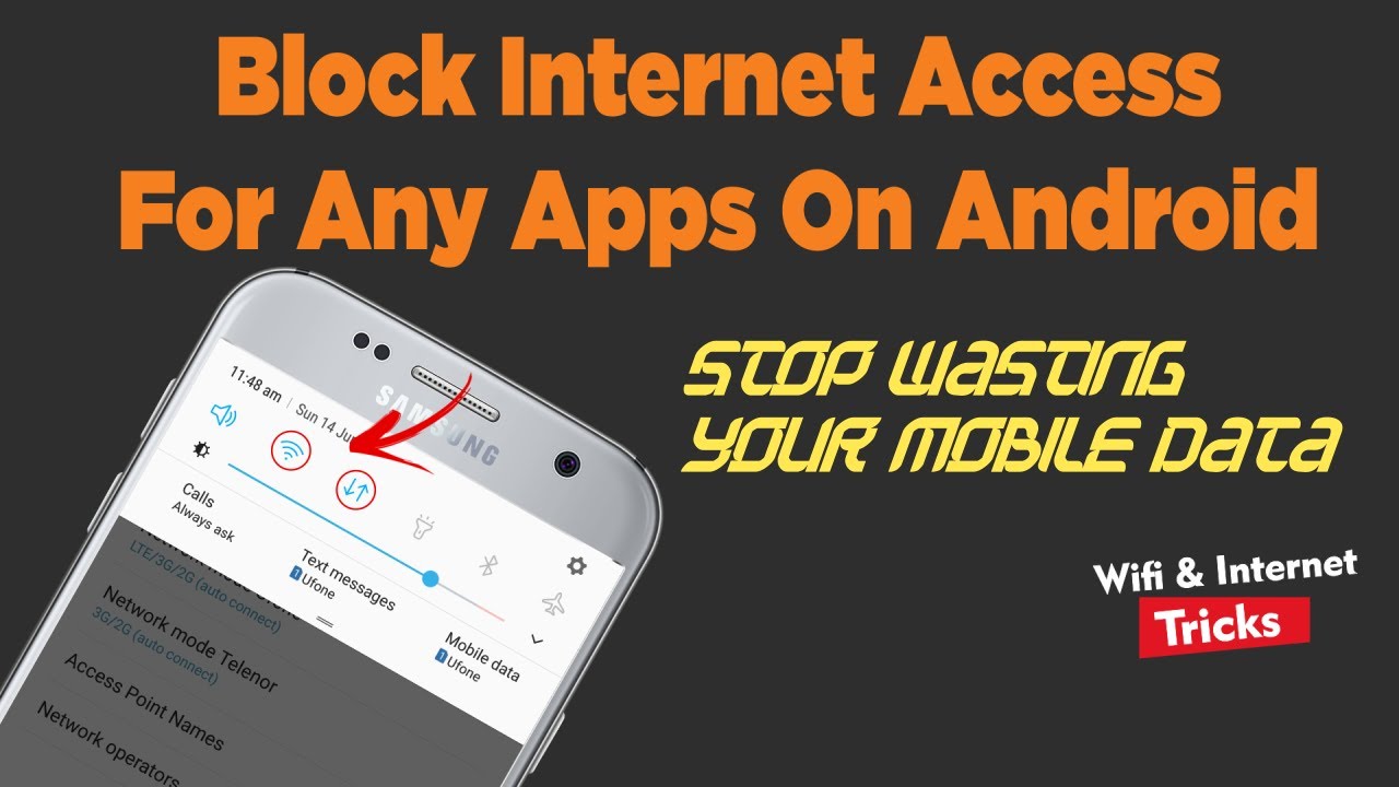 How To Block Internet Access For Specific Apps In Android 2022 - YouTube