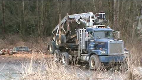 Kenworth Self Loading Log Truck
