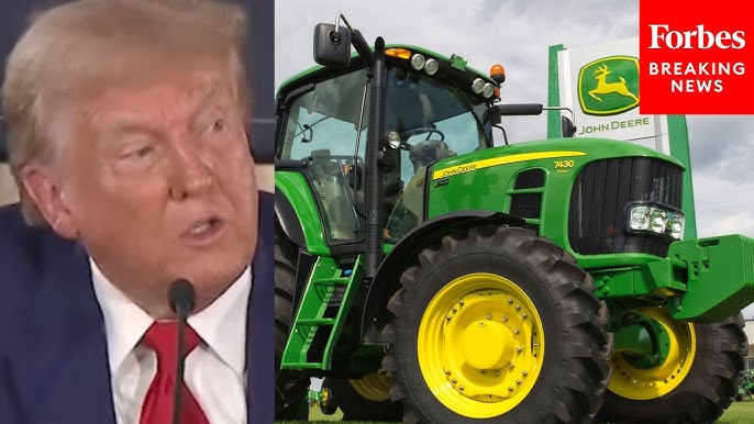 I'm Just Notifying John Deere...': Trump Threatens 200% Tariff If Company  Moves Production Abroad - YouTube