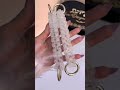 white hearts crystal hand bag made for girls 👜👛
