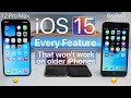 iOS 15 - Every Feature That Doesn't Work on Older iPhones