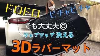 【３D】ジャブジャブ洗えるラゲッジラバーマット