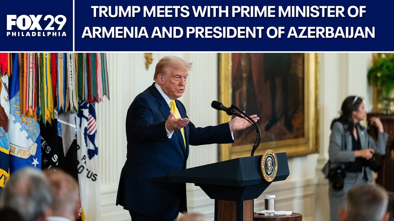 LIVE  🔴 President Trump meets with Prime Minister of Armenia and President of Azerbaijan
