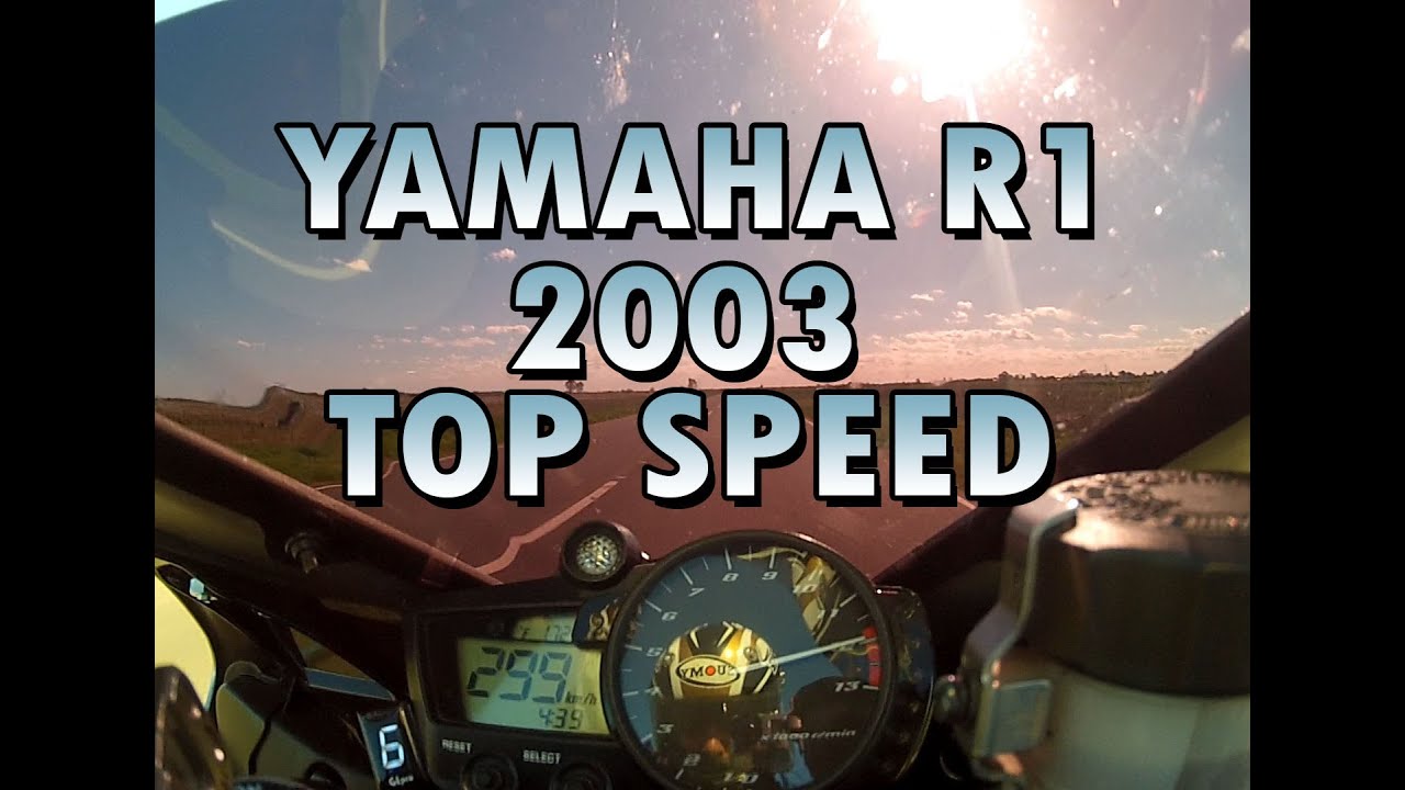 Yamaha R1 2003 Top Speed - YouTube