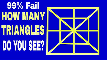 How Many Triangles Are There? Learn The Best Trick For Counting Figures! 2022