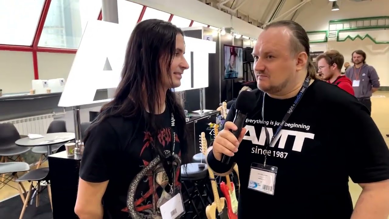 Интервью лидера SINFUL для AMT Electronics на выставке Light + Audio Tec