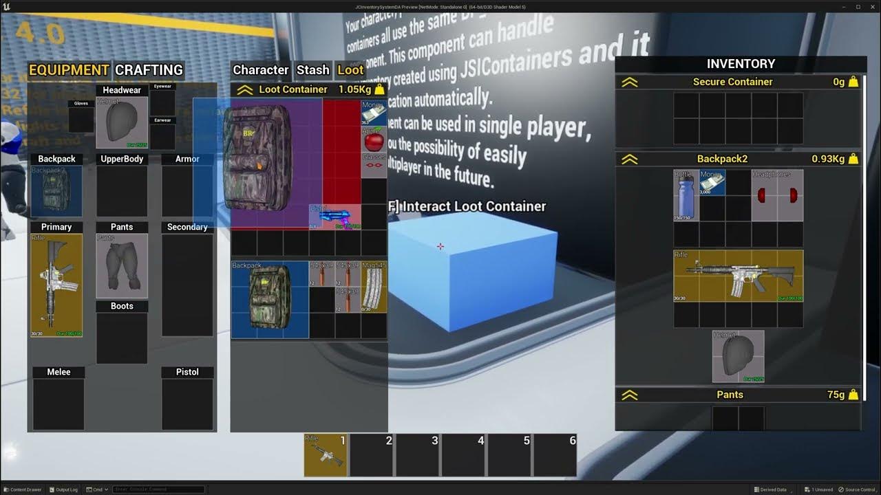 Advanced Jigsaw Inventory 4.0 update Overview Unreal Engine YouTube