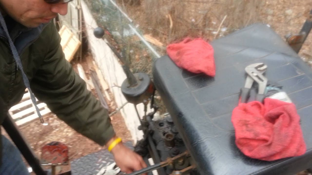 Repairing hydraulic leak YouTube