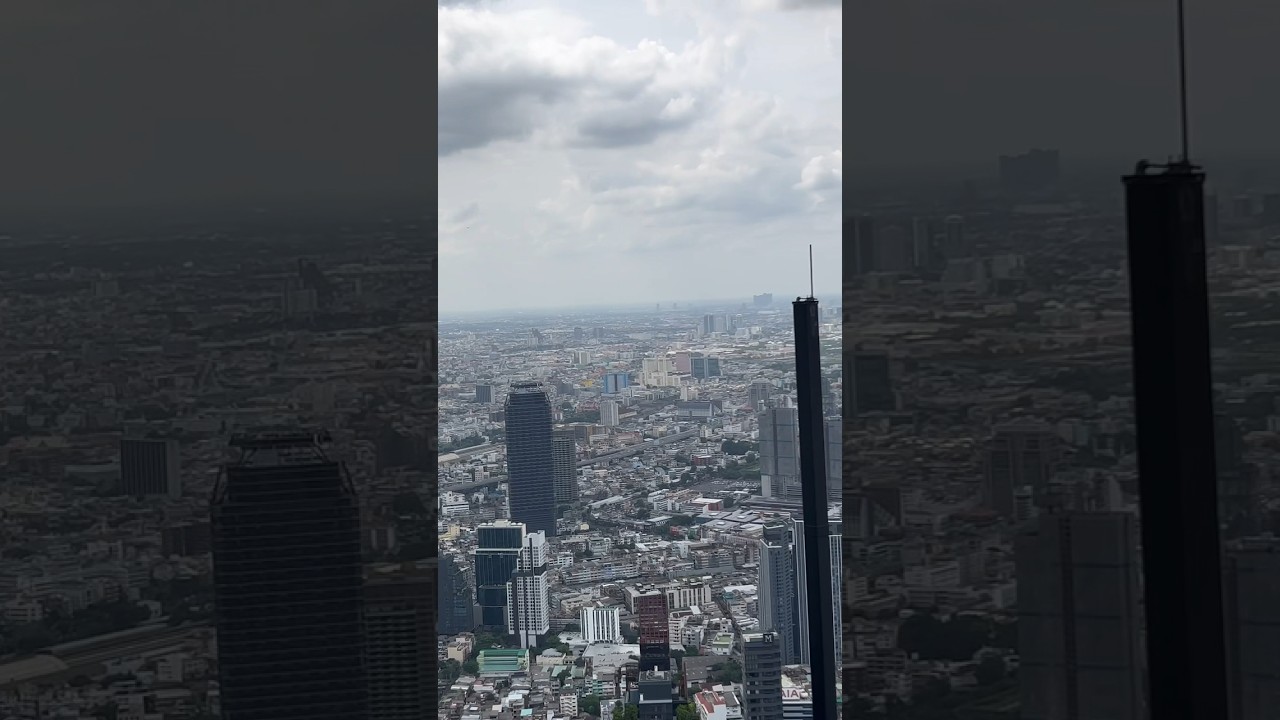 Bangkok Skyline | Bangkok city view from Mahanakhon Skywalk | 