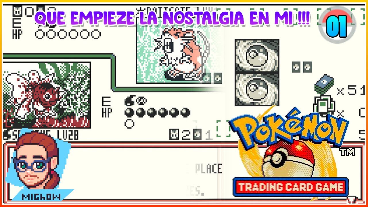 Pokemon Trading Card Game GBA 01 Empieza la travesía !!! YouTube