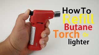 How To Refill Butane Torch Lighter Simple Easy screenshot 4