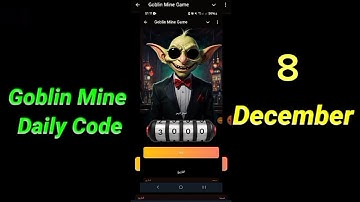 8 December Goblin Mine Game Code | Goblin Mine Game VIP Code | Goblin Mine Game Daily Code