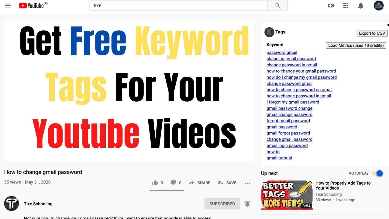 How to Extract Tags | Keywords from other Youtube Videos | Keywords