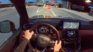 2023 Lexus LX600 Ultra Luxury - POV Night Drive (Binaural Audio)