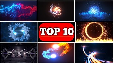 Top 10 Best 3D Intro Template For YouTube No Text (No Copyright) || best intro template for youtube