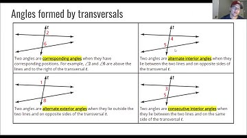 3.1 Pairs of Lines and Angles