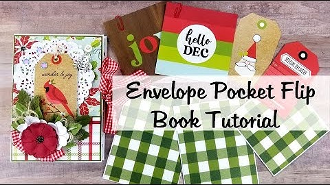 Easy to Make Envelope Pocket Flipbook Hybrid Tutorial Polly
