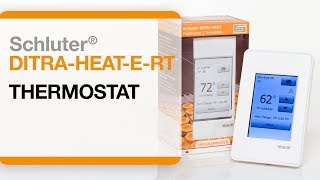 Comment installer un thermostat pour plancher chauffant électrique :  Schluter®-DITRA-HEAT-E-RSD 