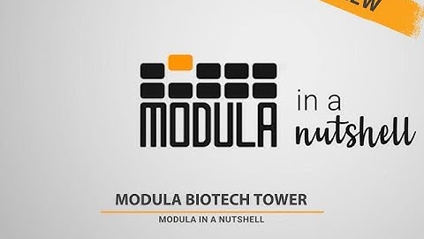 Modula Biotech Tower: Automated Vertical System for Advanced Agriculture