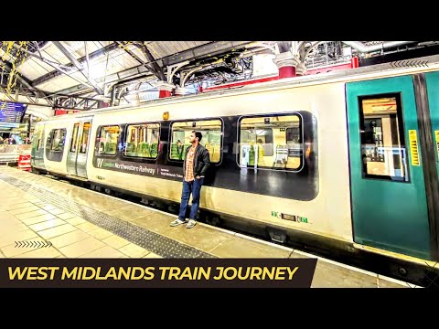 MY MOST CRAZY TRAIN JOURNEY IN ENGLAND | West Midlands Railway Trains 😍