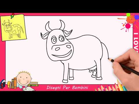 Video: Come Si Disegna Una Mucca