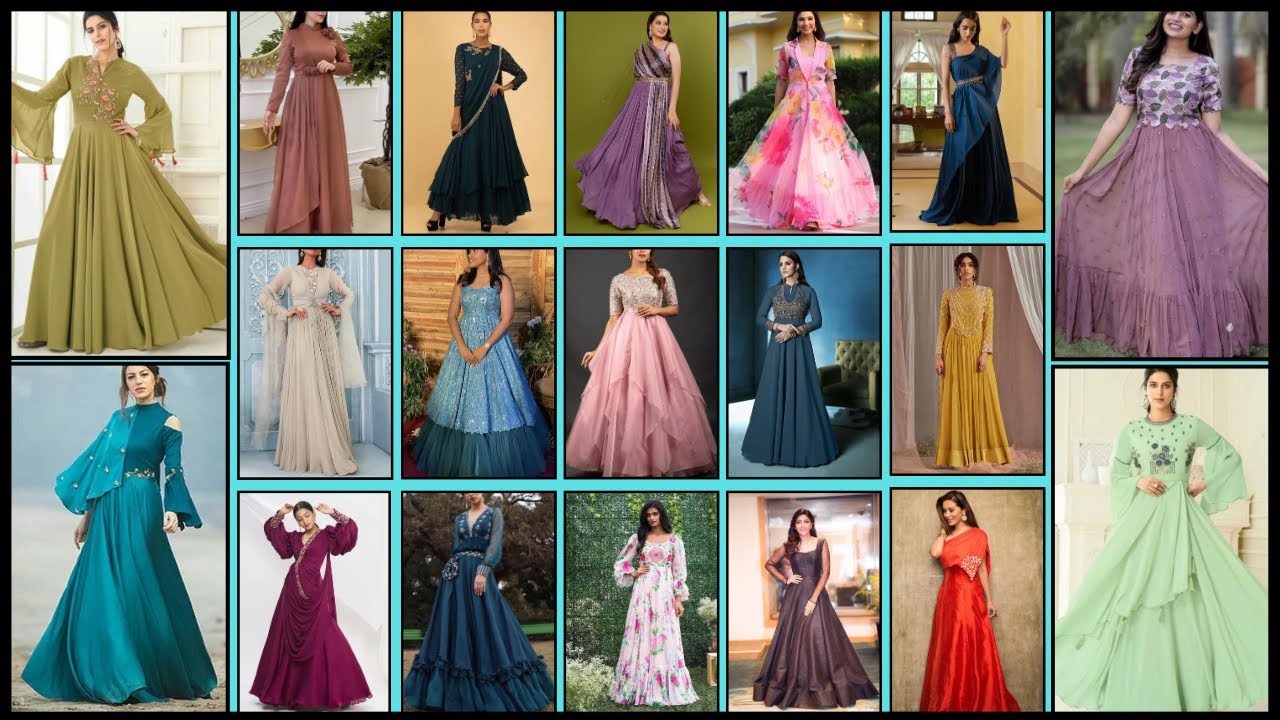 Gorgeous Designer Blue Gown – EinayaCollection