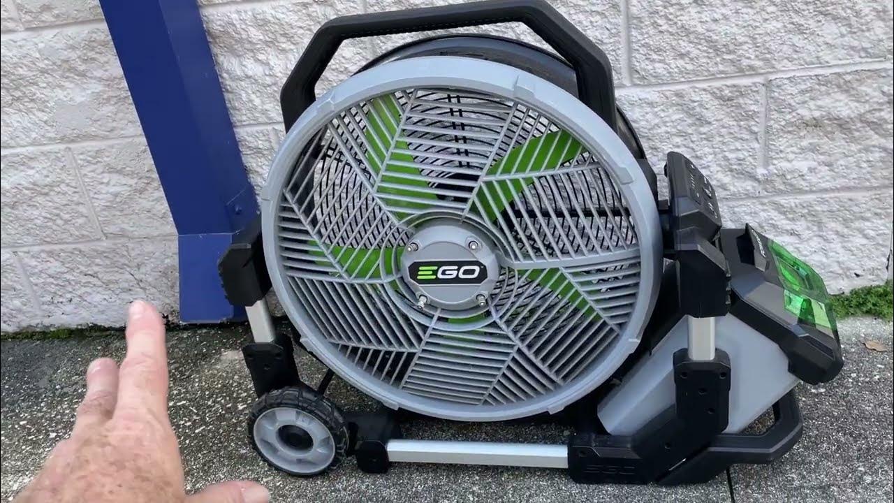 EGO Power+ FN1800 18 Inch 5 Speed 20MPH Portable Misting Fan Review