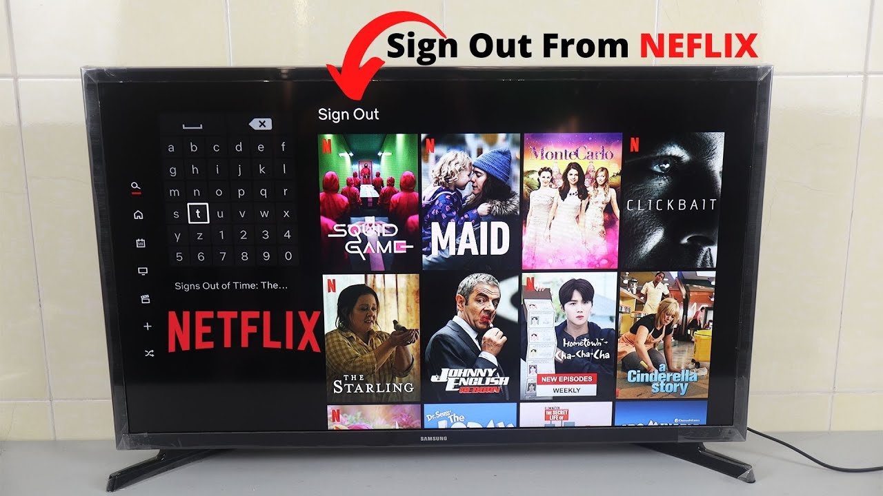 How to Sign Out Netflix Account From Samsung Smart TV 